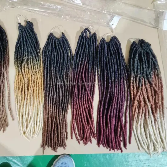 18-26 Inch Synthetic Gypsy Locs Extensions: Jumbo Braiding Wavy Curly Faux Hair Goddess Braid