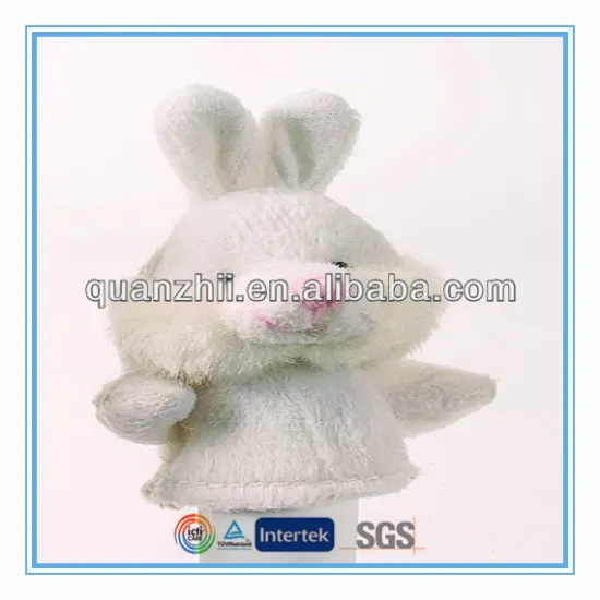 Rabbit finger puppet toy for children