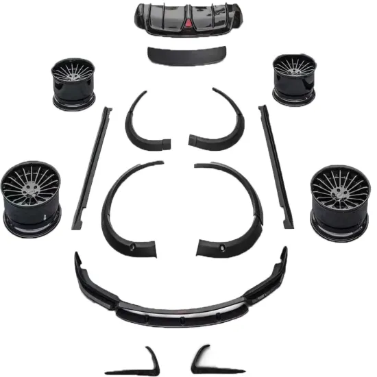 CMST Tesla Model X Body Kit - Carbon Fiber Front Lip, Rear Diffuser, Side Skirts, Trunk Spoiler