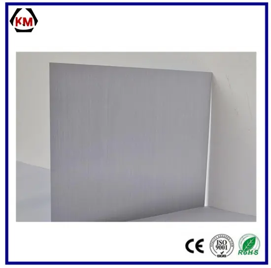 Brushed aluminum laminate sheet metal