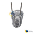 Tubo de bobina de titanio estándar ASTM Intercambiador de calor de flexión