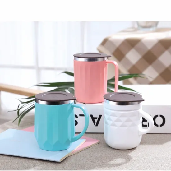 400ml Thermos Vacuum Double Wall Coffee Insulated Mugs