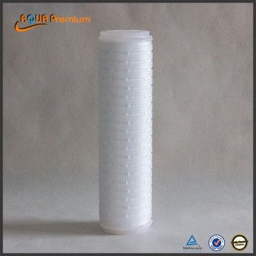10" pleated PP filter / polypropylene cartridge filter for water treatment