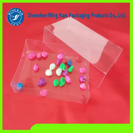 Clear Plastic Soft Crease Folding Box Packaging without Printing for Teas or Spices with Nice Price