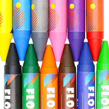 Silky Washable Wax Crayons and Oil Pastel Set for Kids