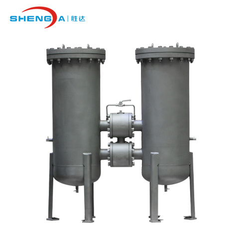 Stainless Steel Duplex Inline Oil Filter Assembly