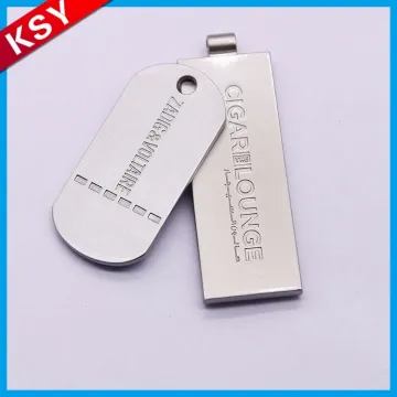 Best Selling Specializing In The Production Leather Bifold Wallet Engraved Tag New Design Metal Logo For Handbag