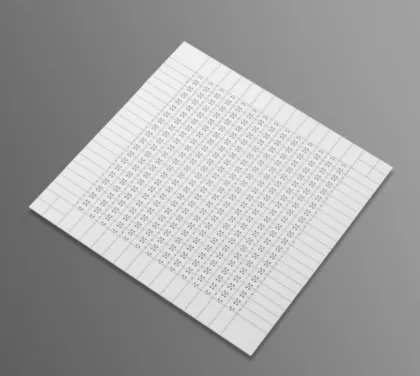 99.6% Alumina Ceramic Substrate For Making Chip Resistors