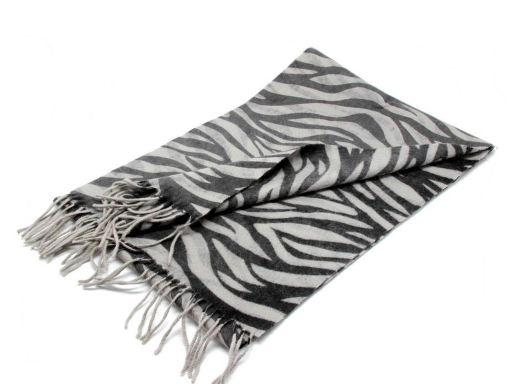 Printed Wool Scarf Yf 2013 082 01