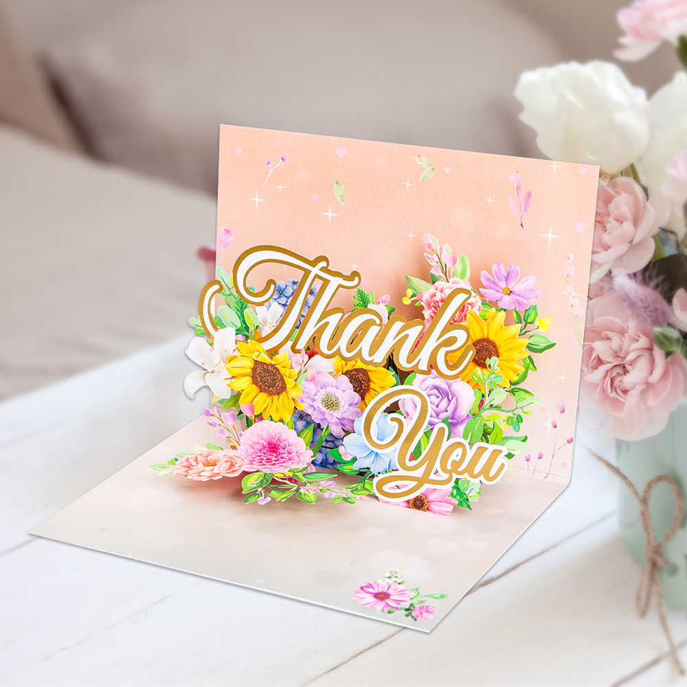 thank you pop up cards