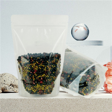 Printed Custom Clear Tea Leaves Packaging Bags With Window Materials