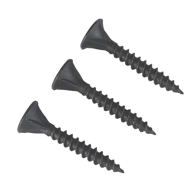 High Quality M3.5M4 Titanium Plastic Self-Tapping Screws Iron Gray Phosphorus Wallboard Nail Cross Countersunk Head Four ISO