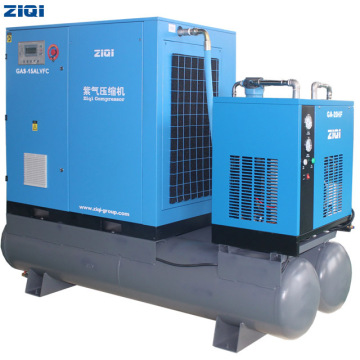 GHH Airend 380V 15KW الصناعي AC Power Screw Type ضاغط الهواء مع مجفف - ألمانيا