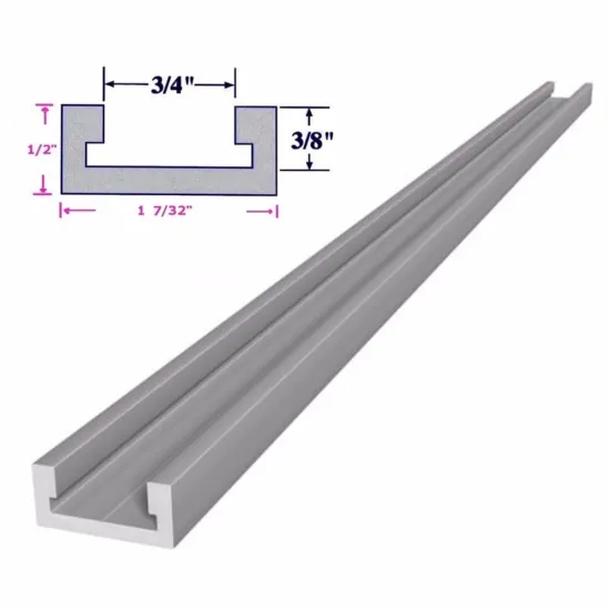 Custom Extruded Aluminum Profiles 6063 6001 Cabinet Handles