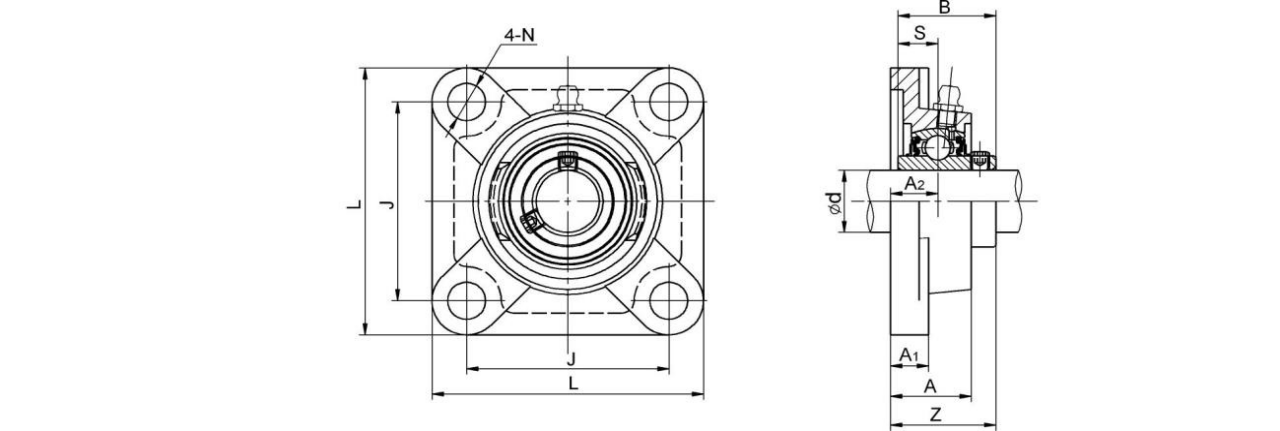 4 Bolt Units UCF300 Series