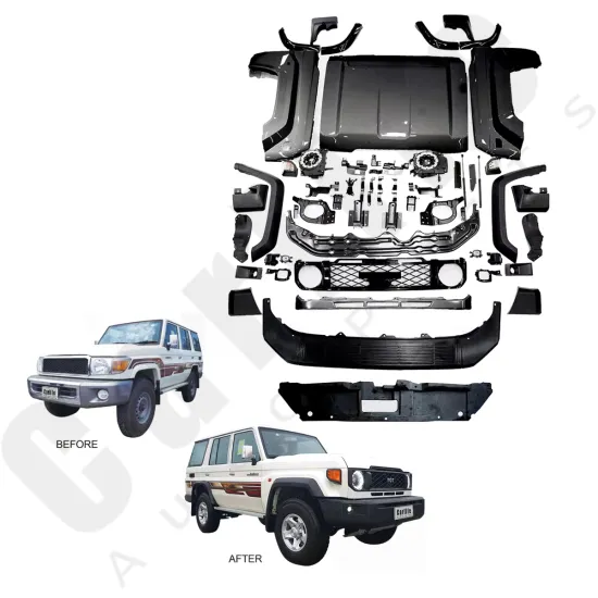 2024 Style Automotive Facelift Car Bumpers Bodykit for Toyota LC70/71/76/78/79 and FJ70/71/76/79 (2002-2022)