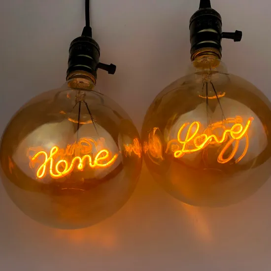 Wholesale LED Filament Letter Bulbs: Love Hope Dream