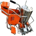 driving snow plow blade road marking machine