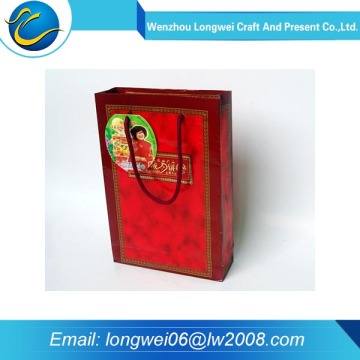 Promotional Foldable paper shopping bag gift wholesale