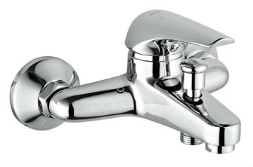 Single lever shower bath mixer,wall mounted shower mixer,wash bath tap,brass shower bath mixer bibcock,high quality shower mixer