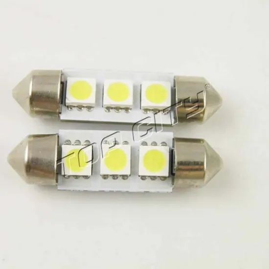 12 Month Warranty 12V 5050 3SMD Festoon Lighting 31/36/39/42/44 mm