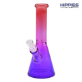 Gradient clear Glass Beaker Bong