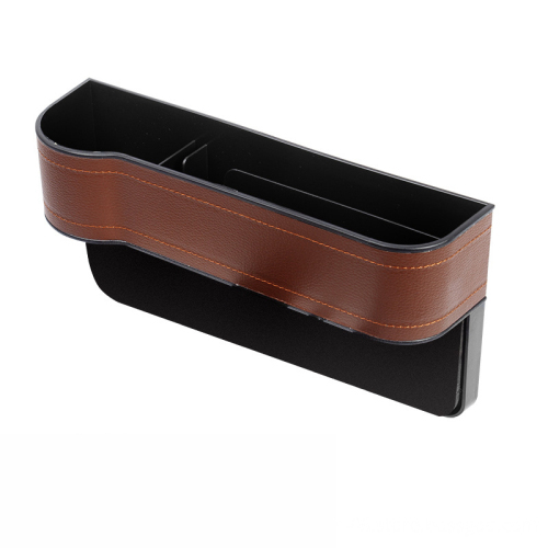 Waterproof Pu Leather Car Seat Organizer with Drink Holder