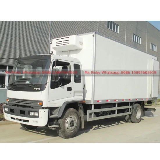 Rwanda Japanese brand Qing ling FTR Fresh Fish, Meat, Fruit, Vegetable and Ice Cream Mobile Shop or Store Refrigerator Truck
