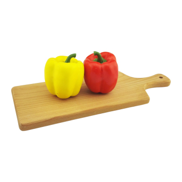 Custom logo beech wood chopping block wooden kitchen cutting board set