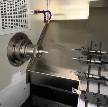 TTS Inclined Bed CNC Machine SYNTEC Controller Lathe