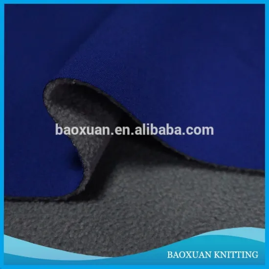300gsm polyester waterproof fleece jackets fabric