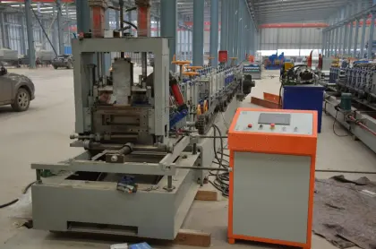 Color Coated Steel C Z Purlin Forming Machine