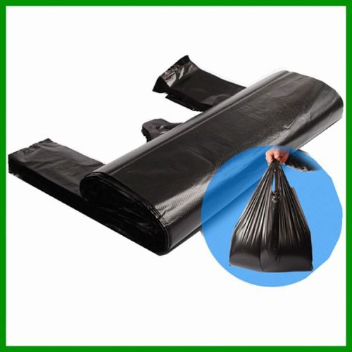 Gusseted Garbage Bag On Roll no.980 hdpe Vest Garbage Bags, High