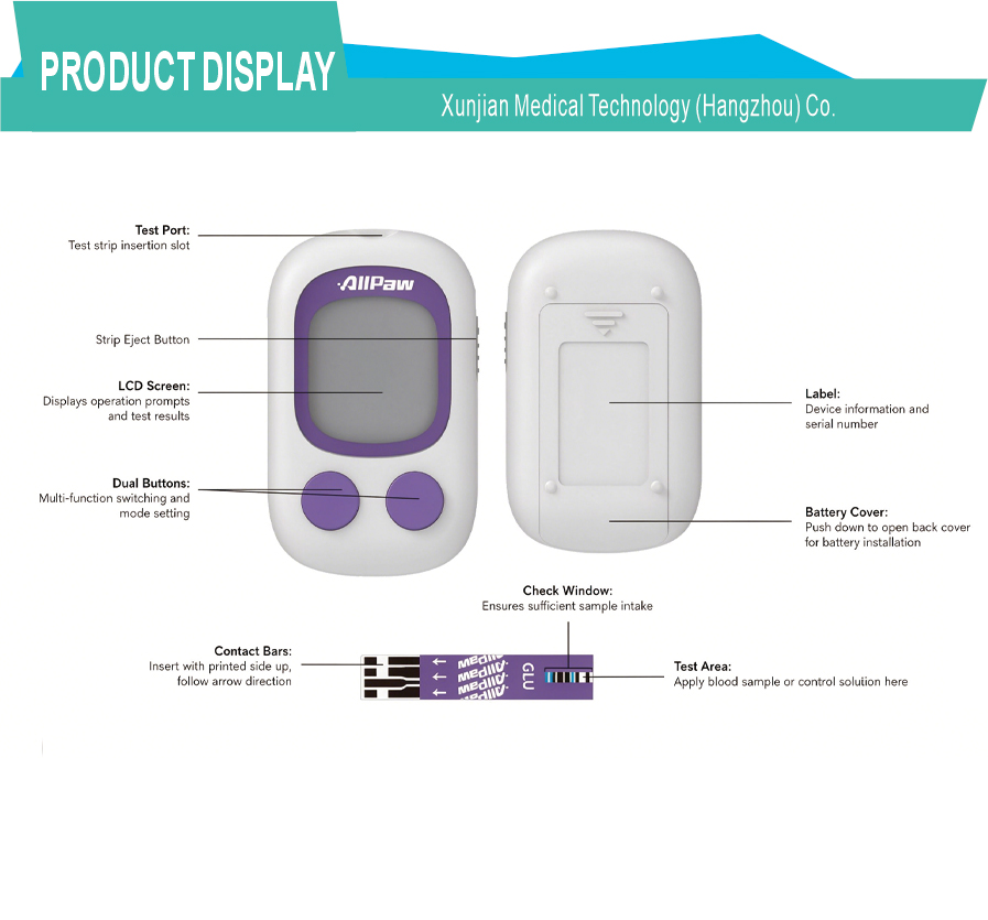 Cat Dog Blood Sugar Rapid Tester