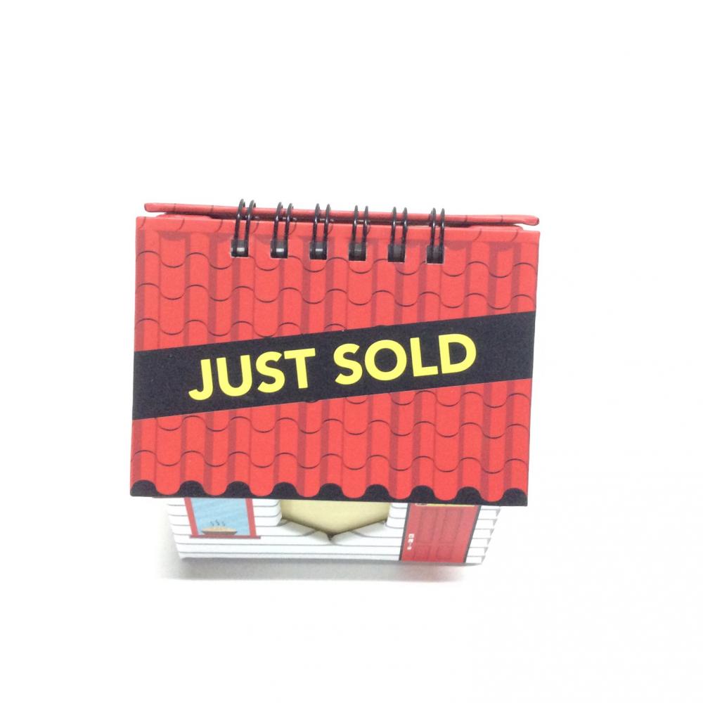 house shamp sticky note storage with calendar