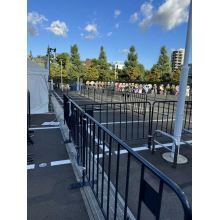 Barreira de controle de multidão de metal personalizada