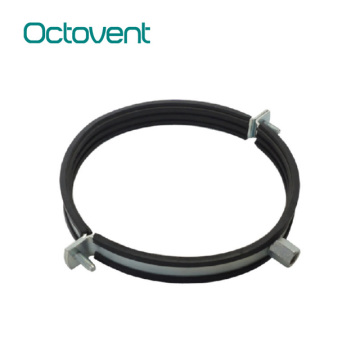 HVAC Duct Clamp with Rubber for Air Ducts and Pipe Insulation Support