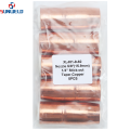XL401-9-62 অগ্রভাগ 5/8''(15.9mm)1/4''স্টিক-আউট টেপার, কপার