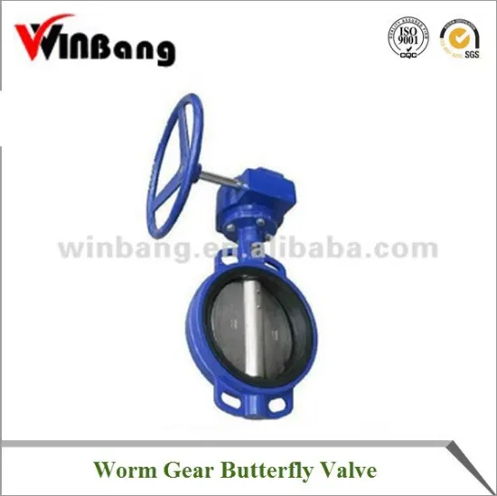 Worm Gear Soft Seal Butterfly Valve Model:WB-D371X
