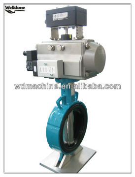 pneumatic actuator butterfly valve