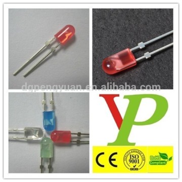 5mm oval led diode with super bright red factory hot-sale