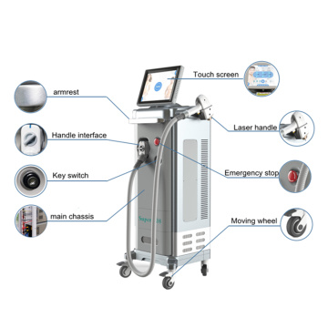NEW High End 808nm Diode Laser 755 808 1064 Hair Removal 755+ 808+1064nm Diode Laser Machine