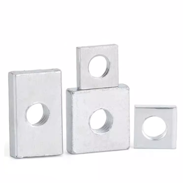 Zinc Plated Rectangular Oblong Square Nut in M3, M24 Sizes: Ideal for Aluminium Profile Accessories