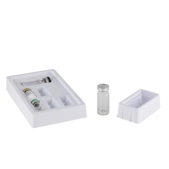 Vial bottle medical ampoule blister tray plastic