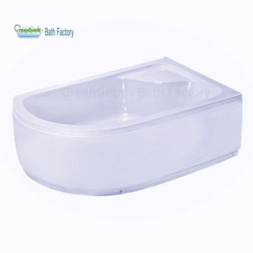 Irregular Offset Quadrant High Base Fiberglass Shower Tray