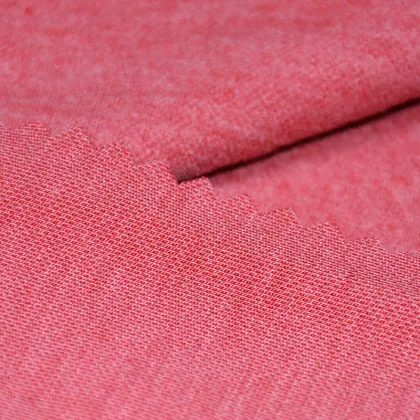 Fireproof Cotton Acrylic Blend Pink Knitted Underwear Fabric