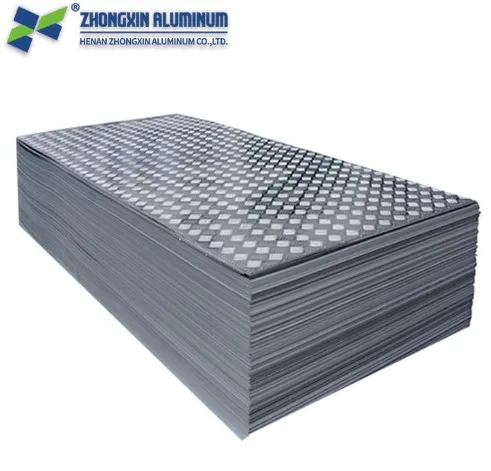 China AL Chequer 1060 3003 3004 3005 Five Bars Aluminum Checkered Sheet