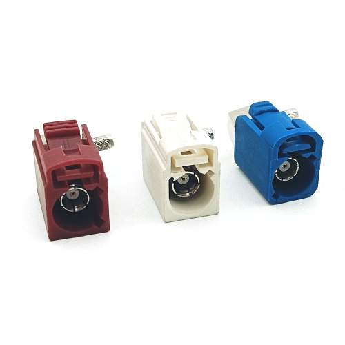 Fakra Right Angle Female Coaxial Antenna Connector