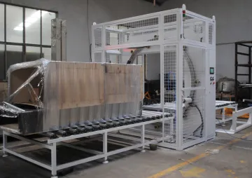 Horizontal stretch wrapping machine packing machine