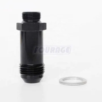Aluminum Anodized Fuel Pump Carburetor Inlet Adapter AN6 AN8 to 9/16-24 Male Flare